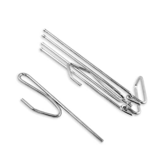 3-1/4&#x22; Traverse Pleater Hooks (4 Ends) - 10 Pack